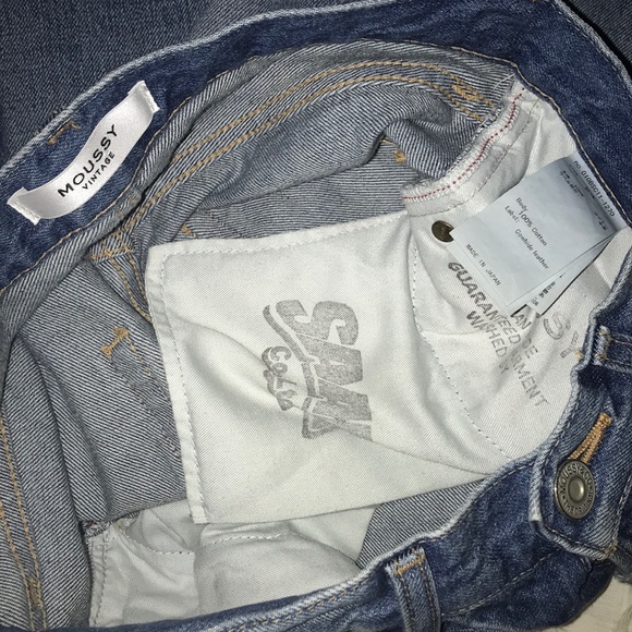 MOUSSY MV Leola Cropped Straight destroyed Jeans - Picture 12 of 15